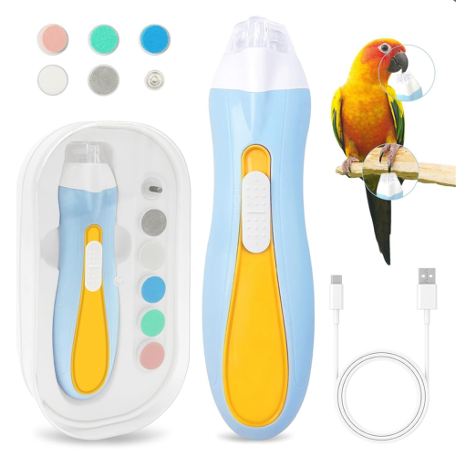 Bird Nail Trimmer,Bird Beak Trimmer with LED Lights,with 6 Grinders 2
