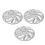 3PCS Stainless Steel Oyster Plate Serving Tray 1