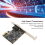 Pcie X1 to RS232 Serial Adapter Card Industrial Control Computer 3