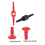 Internal Cable Routing Tool Bicycle Brake Hose Repair Adapter red 4