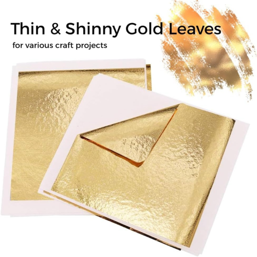 Gold-Leaf Sheets for Art, 3 Colors 2