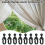 60PCS Plastic Hooks for Gazebo Curtains,Curtain Track Hooks 4