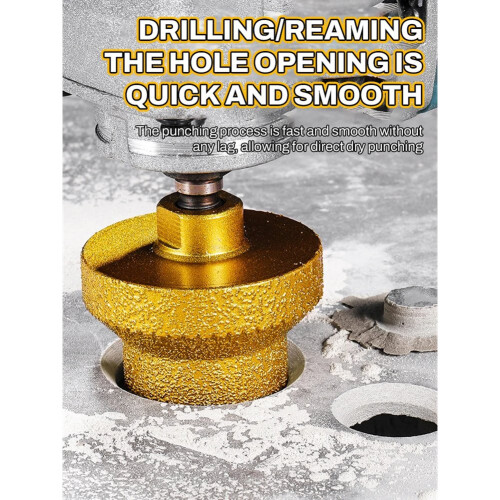 Drill Bit M10 Brazed Diamond Tower Drill Tile Plate Drill Reaming 1
