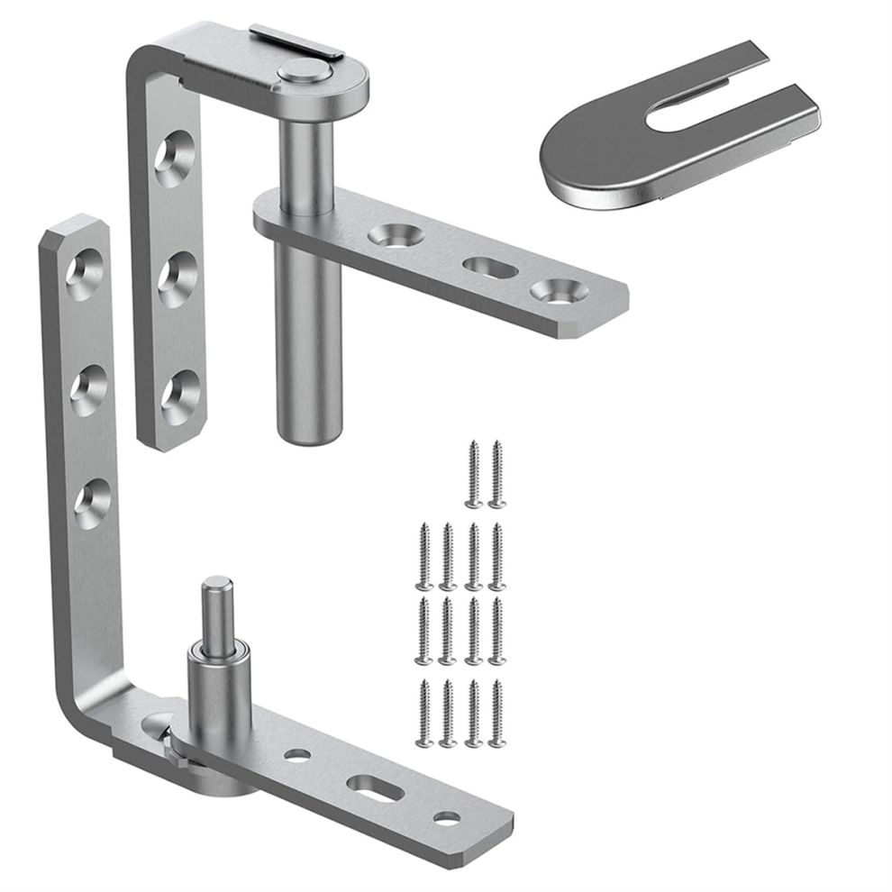 Cafe Door Hinges Swinging Door Hardware Saloon Door Hinges Silver 4711483133937