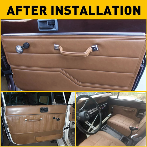 1 paar Auto Innen Vorne Tür Panel Pull Griff Für 1