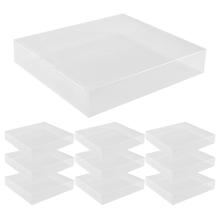 Estuche protector transparente para CD (143 x 126 x 25 mm)