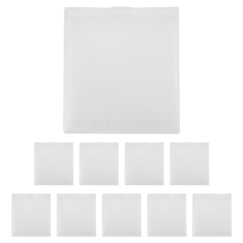 Estuche protector transparente para CD (143 x 126 x 25 mm) 1