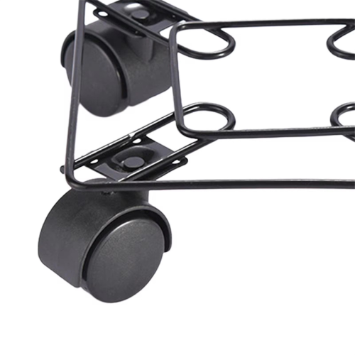 Supporto per piante in vaso con rotelle e accessorio 2
