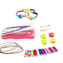 DIY Handseil-Flechtset, Freundschaftsarmbänder-Seil-Set, Rosa