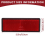 10Pair rectangle red Reflectors Universal for Motorcycles ATV Bikes 4