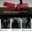 10Pair rectangle red Reflectors Universal for Motorcycles ATV Bikes 7