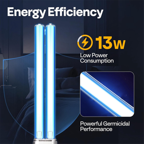 2 Pack 13W UV-C Replacement Bulb Pressurized Biological Pond Filter 2