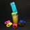 cocktail bottle clips, bottle holder plastic drinking clips,brown 4