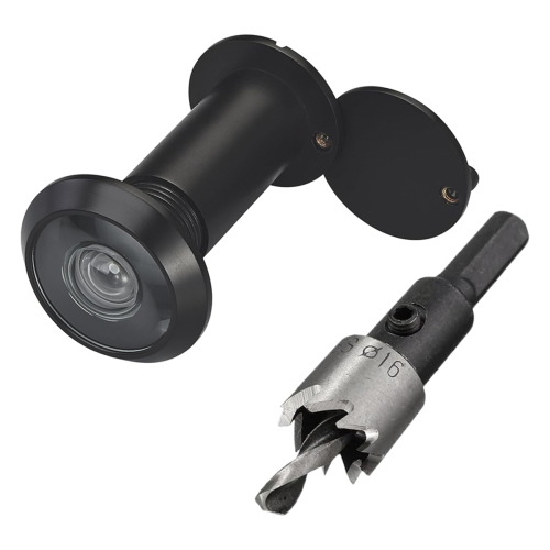 Spioncini solidi a 220 gradi per porta con punta da trapano da 16 mm