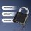 4-Digit Combination Padlock with Number Password 4