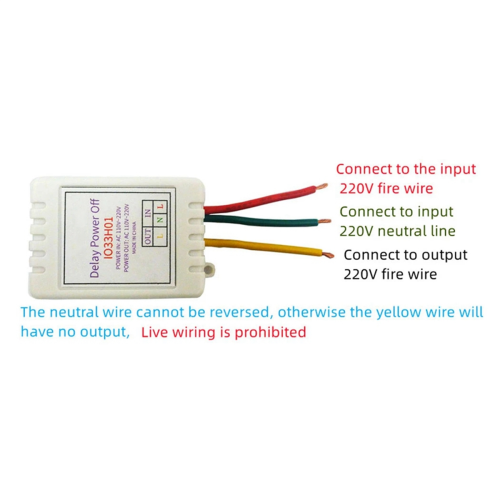 2PCS 1-480Min Timer Adjustable Disconnect Delay Controller 2