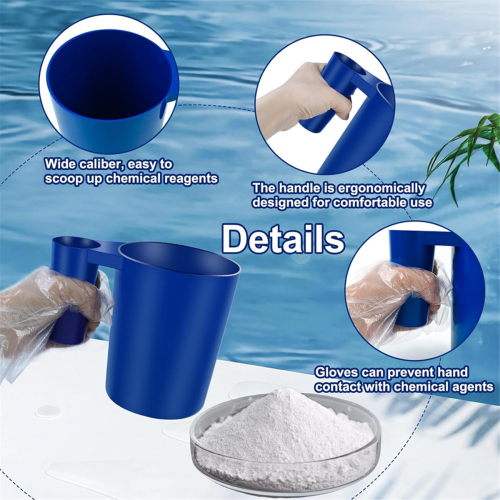 2 Pack Filter Scoop Pool Scoops Pool Measuring Cup Measure Scoop 2