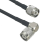 Cable conector macho TNC RG58 a conector macho TNC en ángulo recto 2