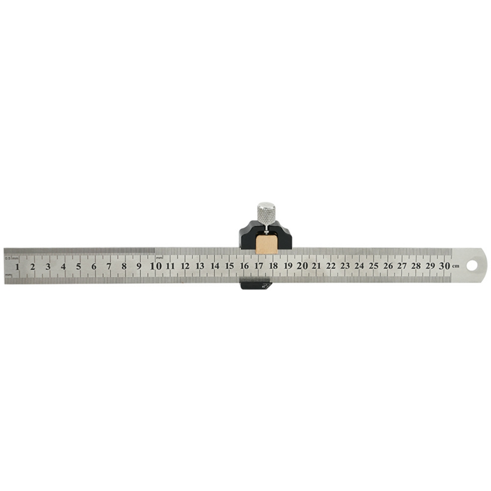Steel Ruler Positioning Block Gauge 45Degree Angle Line Marking Gauge 4711483113878