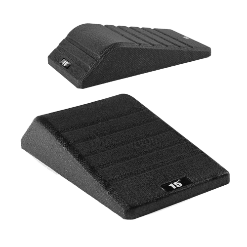 2PC Squat Wedge Block Non Slip Black