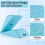 2PC Squat Wedge Block Non Slip Light Blue 4