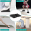 2PC Squat Wedge Block Non Slip Black 2