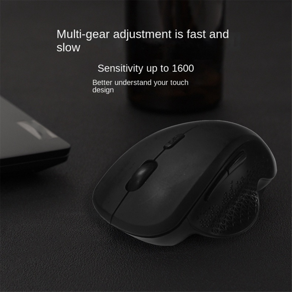 Wireless Mouse Bluetooth For Computer Laptop Dual Mode Black 4711483144551