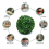 2 τεμάχια τεχνητό φυτό Topiary Ball Κήπου Σφαίρες Topiary Φυτό M 5