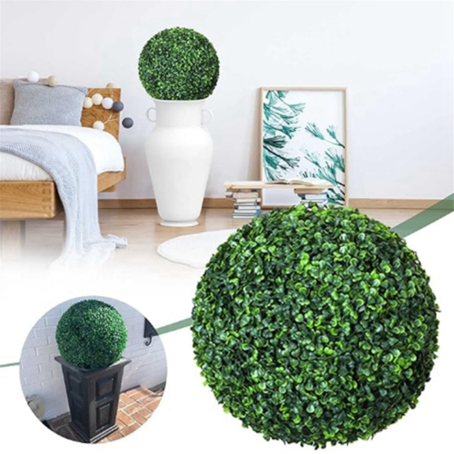 2 τεμάχια τεχνητό φυτό Topiary Ball Κήπου Σφαίρες Topiary Φυτό M 2