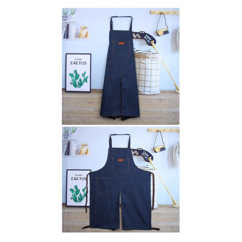 Split Leg Pottery Apron DIY Ceramic Sculpture Mud-retaining Overalls 2