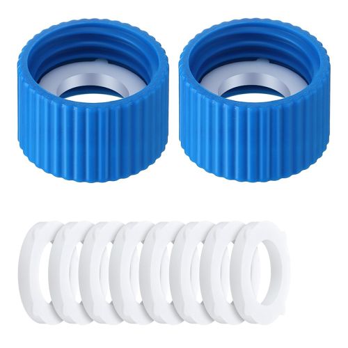 2-teiliges Wasserfilter-Kupplungsset mit Dichtungen