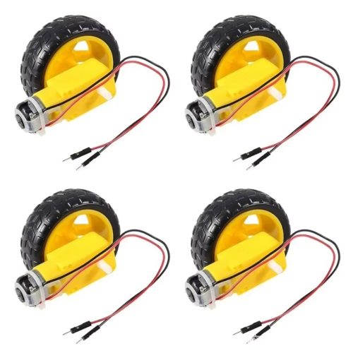 Κιτ DIY κινητήρα DC 3-6V 4 τεμαχίων για SmartCar