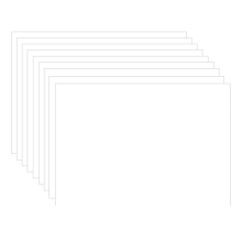 12 piezas de papel retráctil, láminas de plástico retráctil lijadas, B