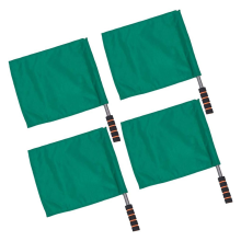 Grüne Sportschiedsrichterflagge 4PCS Leichtathletik-Event-Schiedsrichterflagge