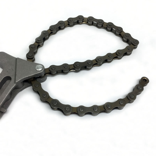 Automobile engine oil filter adjustable chain wrench 1