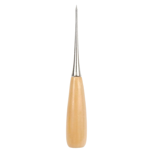 10Pcs Leather Sewing Awl with Wood Handle Leather Craft Awl Tools 2