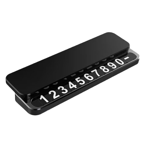 Universal Hidden Phone Number Card Car Temporary Parking Plate A