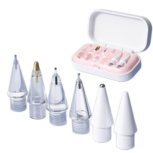 For Pencil Pro Tips 6-Pack Wear- Metal Tips