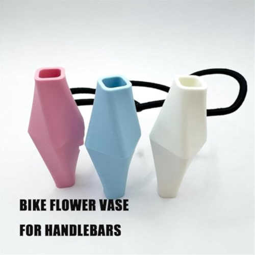 Pink Bicycle Vase, Removable Bicycle Decoration Accessory 2