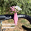 Pink Bicycle Vase, Removable Bicycle Decoration Accessory 6