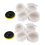 10Pcs Polisher Buffer kit Soft Wool Bonnet Pad White 4 Inch 1