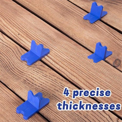 4 Pcs ABS Deck Spacer Tool 4 Thicknesses Deck Board Spacers 1