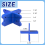 4 Pcs ABS Deck Spacer Tool 4 Thicknesses Deck Board Spacers 6