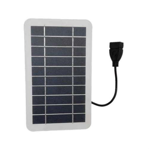 Cargador solar portátil con USB resistente al agua 1