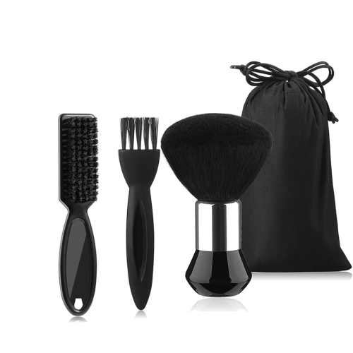3 Pack Neck Duster Brush Barber Hair Blade Clipper Soft Nylon