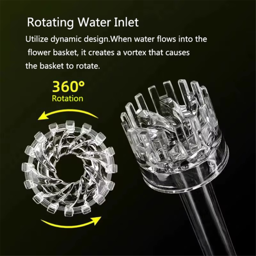 Clear Aquarium Skimmer Pipe Spins Inflow Outflow 20mm 2