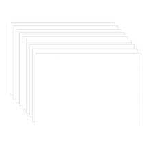 12 Pieces Shrink Papers, Sanded Shrink Plastic Sheets, A