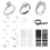 8 Pcs Ring-Size Adjuster for Loose Rings Ring Adapter Kit 3
