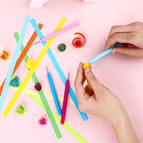 12 Pieces Paper Quilling Tools Slotted Kit Rolling Curling Quilling 2