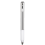 Geometric Metal Crinkle Pen Fidget, Silver 1